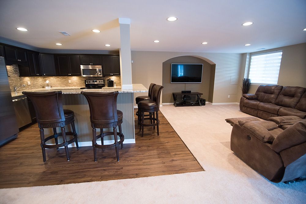 vinyl plank flooring kitchen in New Hudson, MI