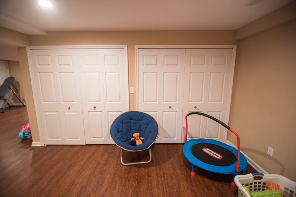basement closets for storage
