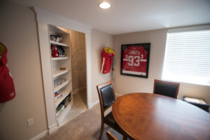 basement secret door a shelf on hinges