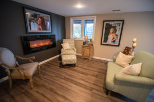 vinyl plank flooring electric fireplace basement