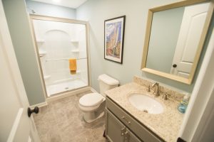 bathroom finished basement shower