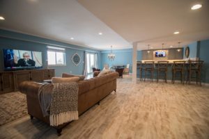 south lyon finished basement light colors breezy design