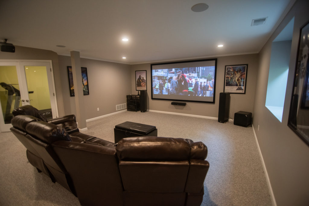 basement home theater brighton michigan