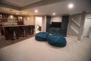 basement finishing play area