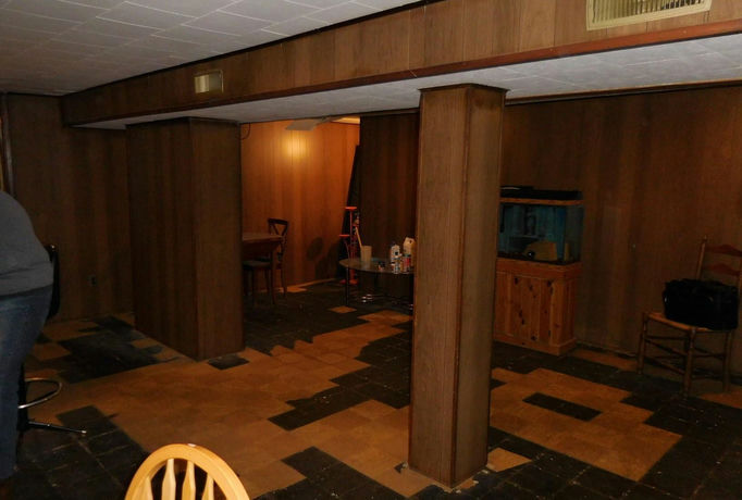 finished basement livonia Before