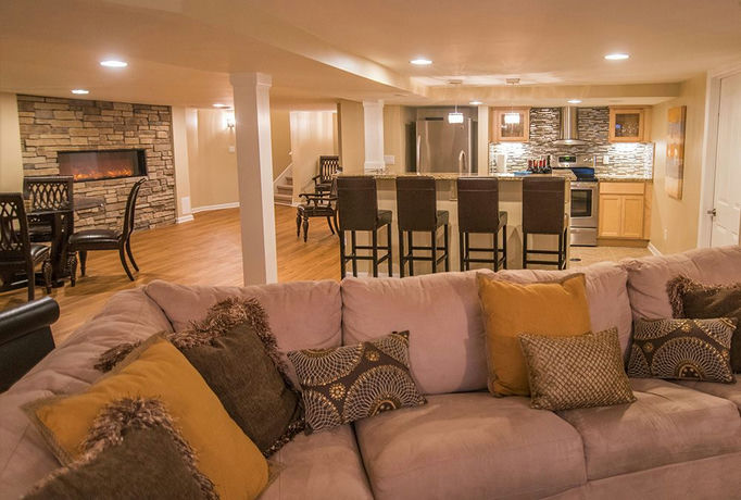 finished basement Northville After
