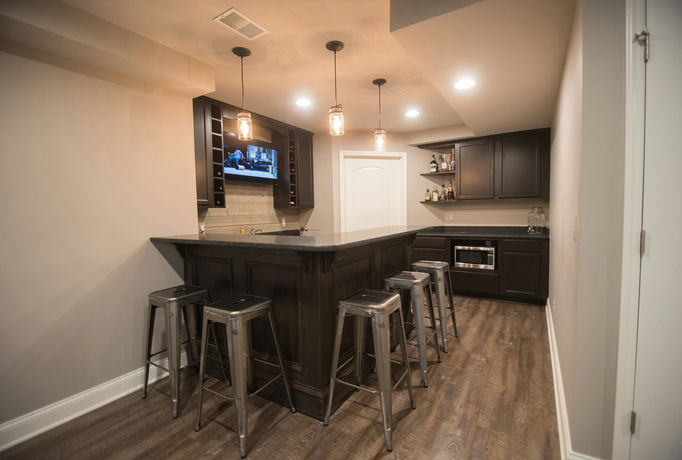 finished basement Wixom After