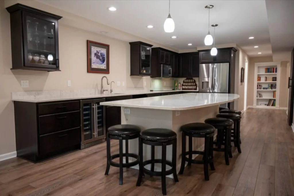 basement kitchenette