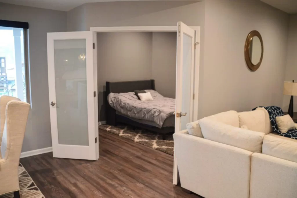 guest suite basement remodel